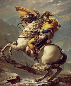 Napoleone Bonaparte valica il Gran San Bernardo